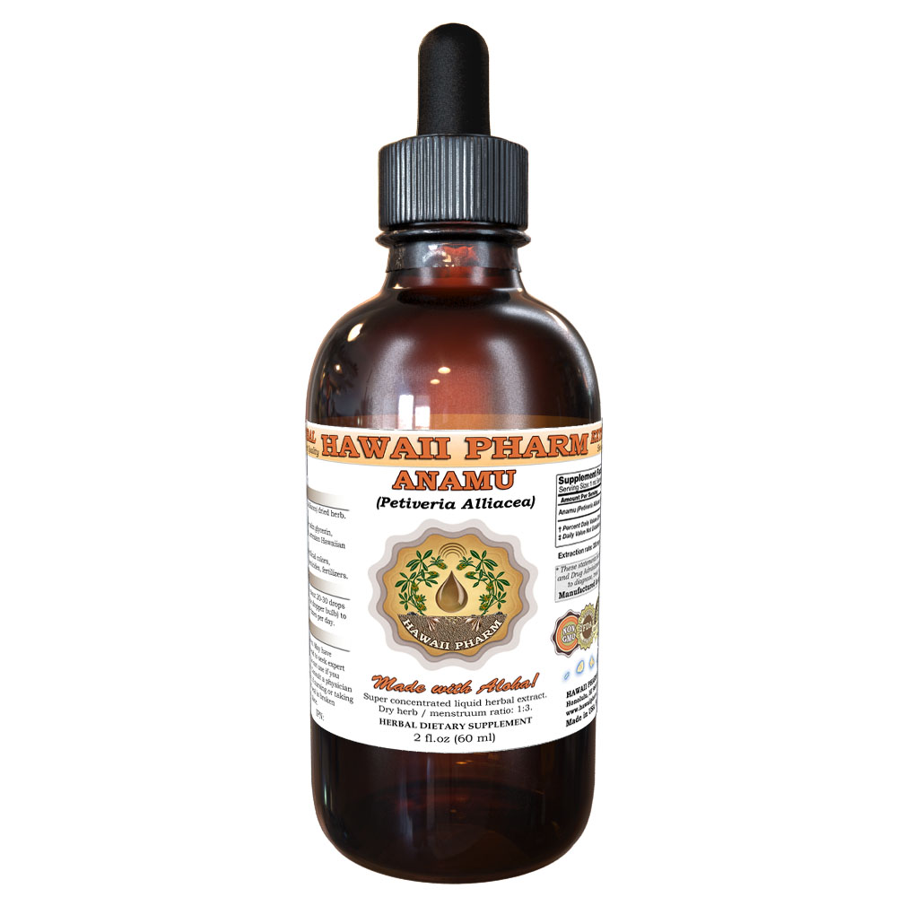 Anamu (Petiveria Alliacea) Tincture. Alcohol-Based. Hawaii Pharm.