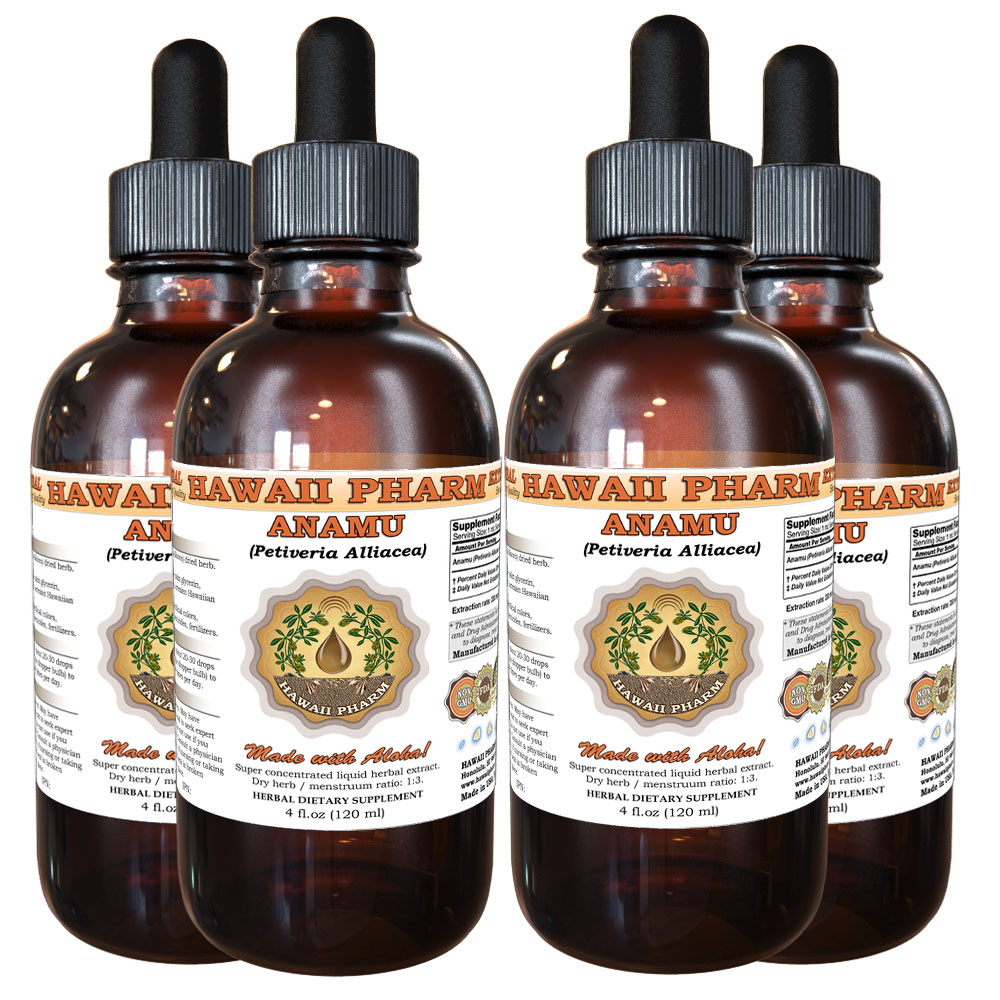 Anamu (Petiveria Alliacea) Tincture. Alcohol-Based. Hawaii Pharm.